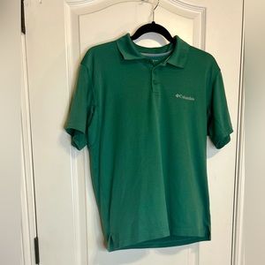 Mens Green Sleeve Sun-protection Polo 3/$54